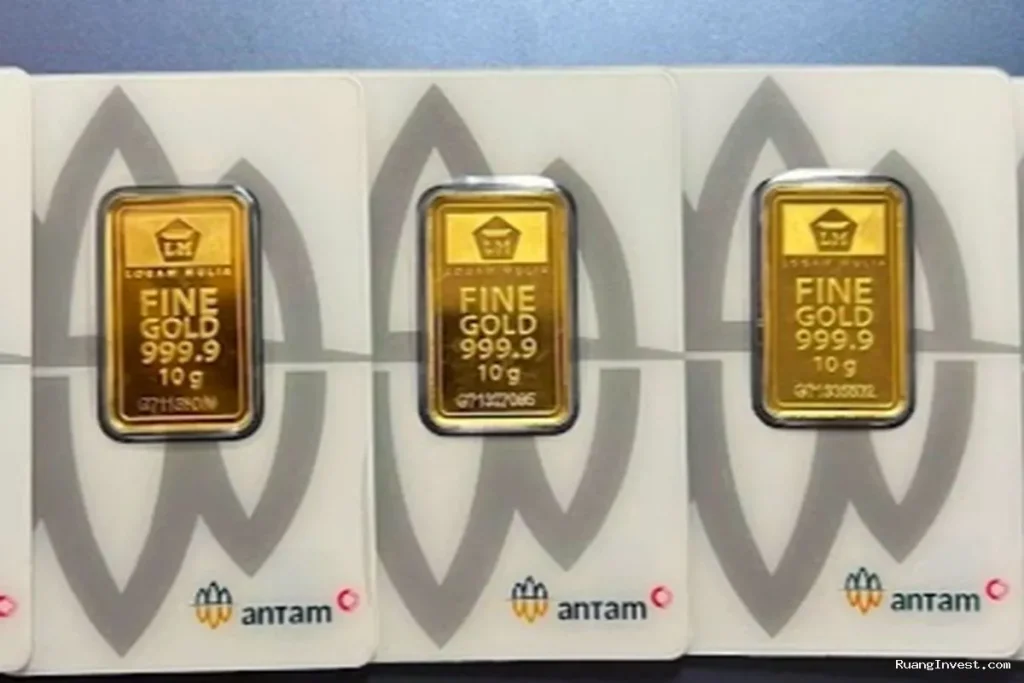 Harga Emas Antam Hari Ini Naik Rp20.000 Jadi Rp2,774 Juta