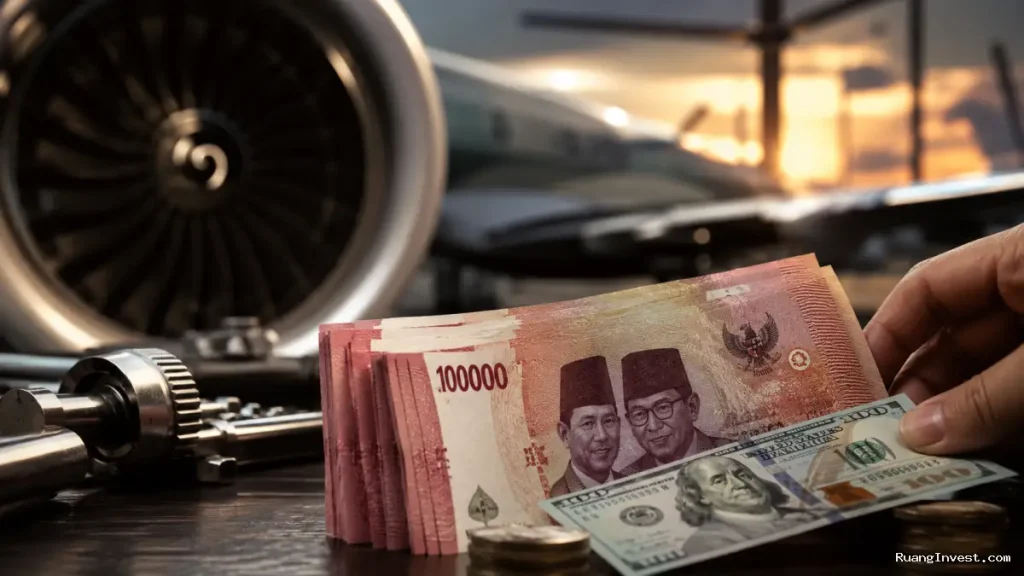 Depresiasi Rupiah Lebih Cepat dari Perkiraan GMFI, Industri Waspada