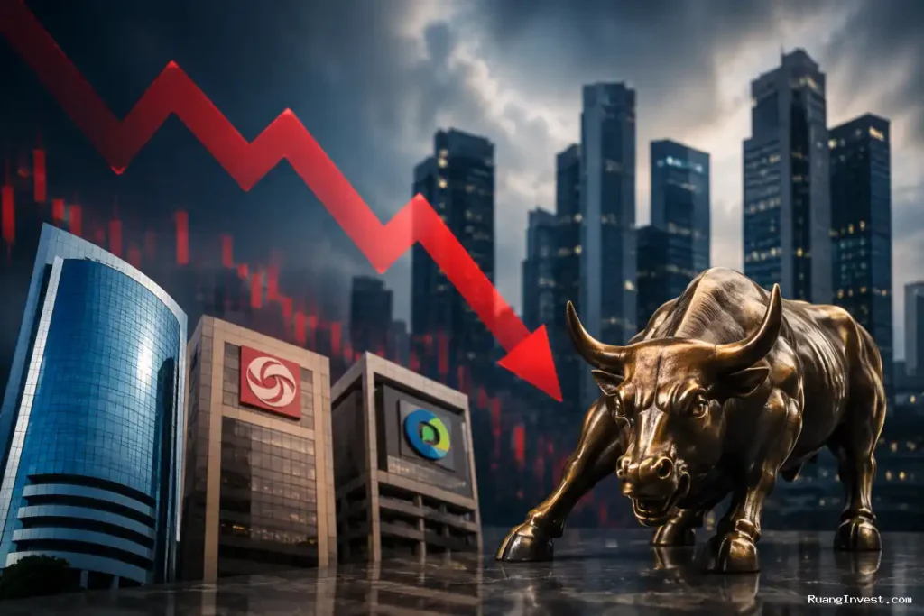 Saham Sinar Mas dan Barito Tahan IHSG Ambles 8,69% Sepekan