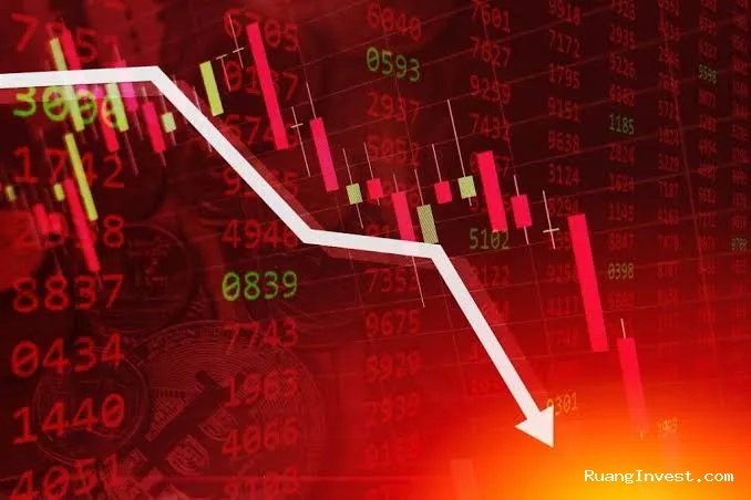 Top 10 Losers BEI Pekan Ini, Saham ENRG Anjlok 25 Persen