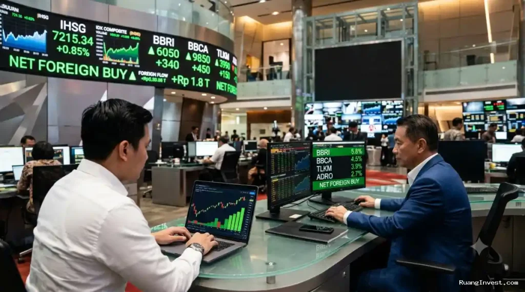 BI Rate Ditahan, Asing Ketahuan Borong Saham Ini Secara Masif