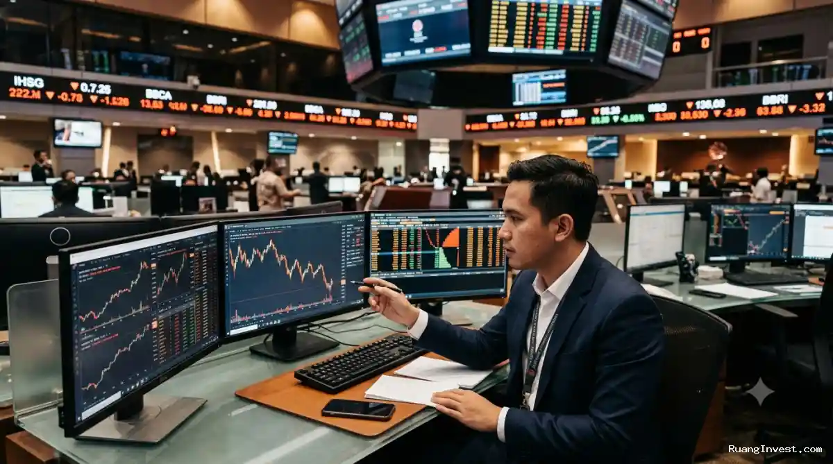 IHSG Turun di Sesi I, Outflow Asing Masih Berlanjut