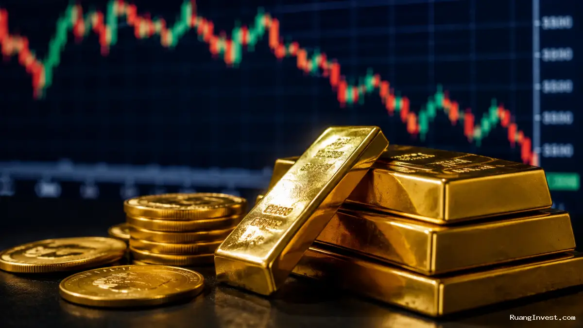 Harga Emas Masih Dibayangi Sentimen Bearish, Analis Proyeksikan Melemah