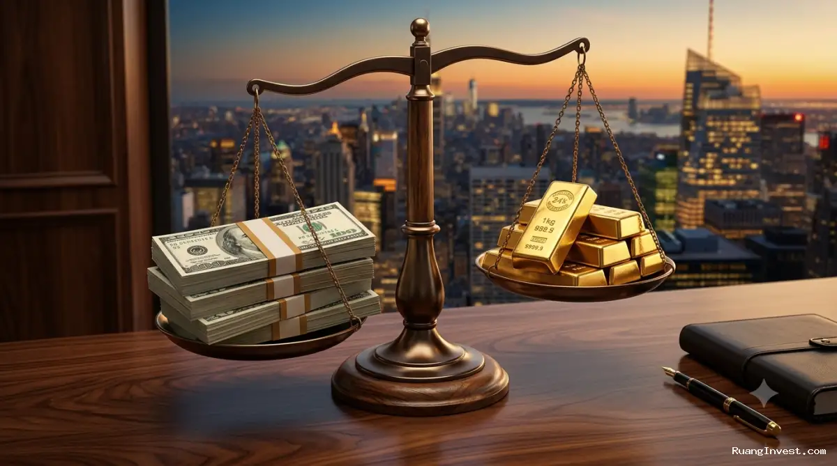 Penjual Emas Pertahankan Kendali saat USD Menguat