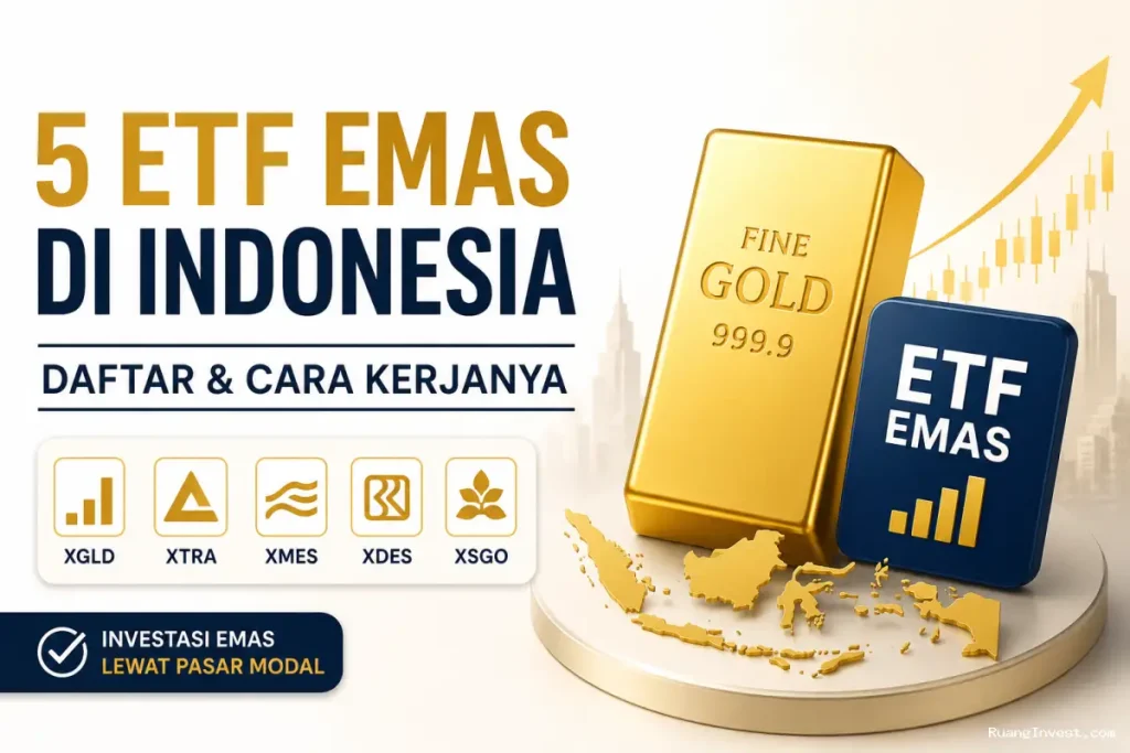 ETF emas di Indonesia dan daftar lima produk ETF emas di BEI
