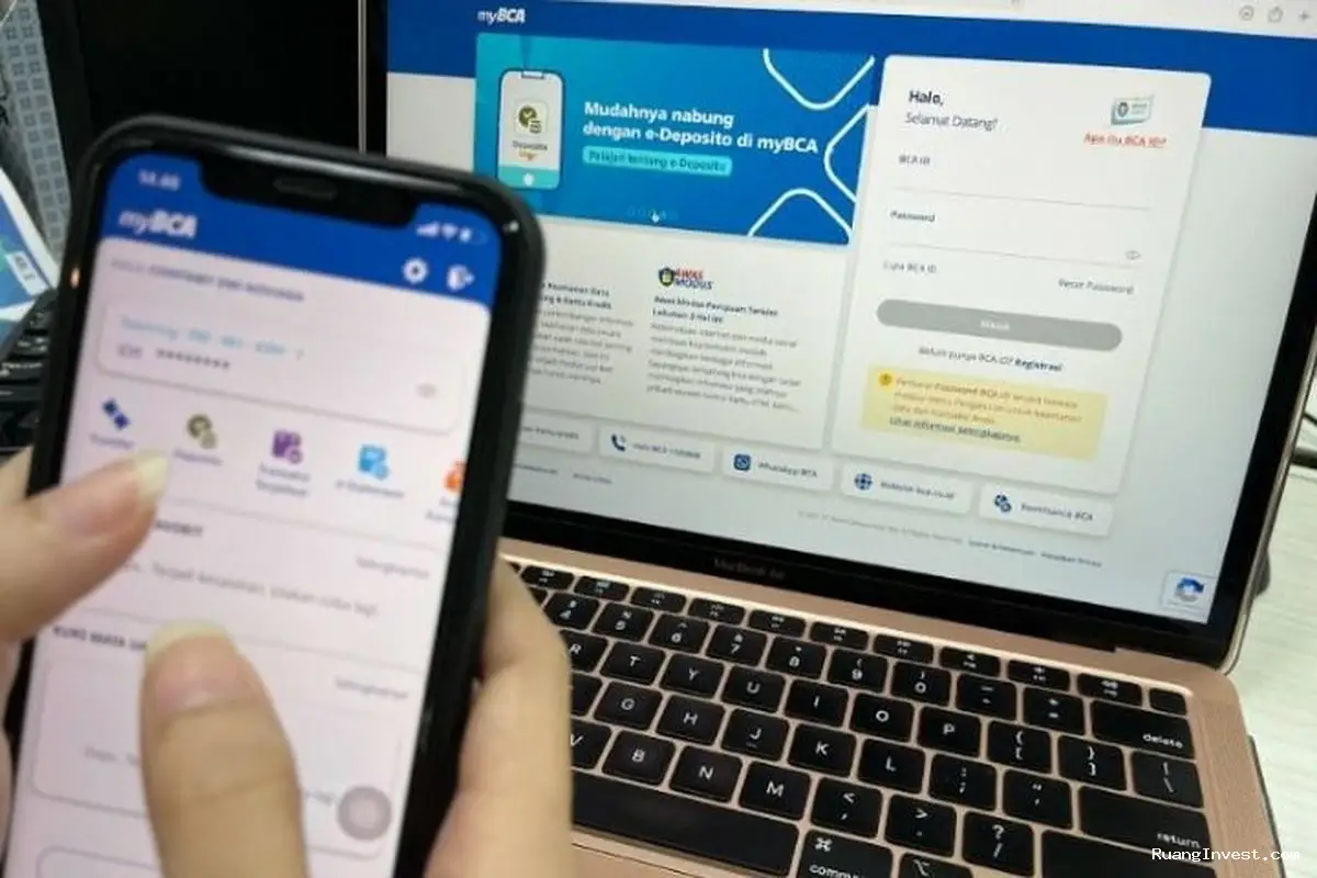 Ilustrasi aplikasi myBCA dengan limit transfer harian BCA naik menjadi Rp500 juta.