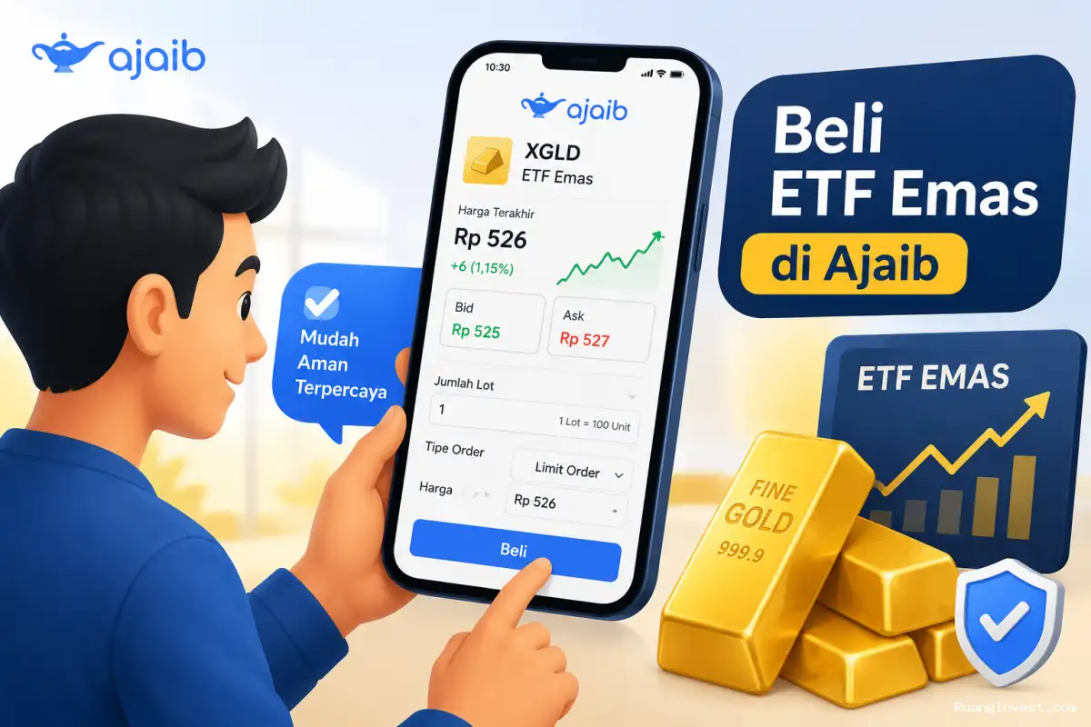 Cara Beli ETF Emas di Ajaib, Ini Langkah dan Tipsnya