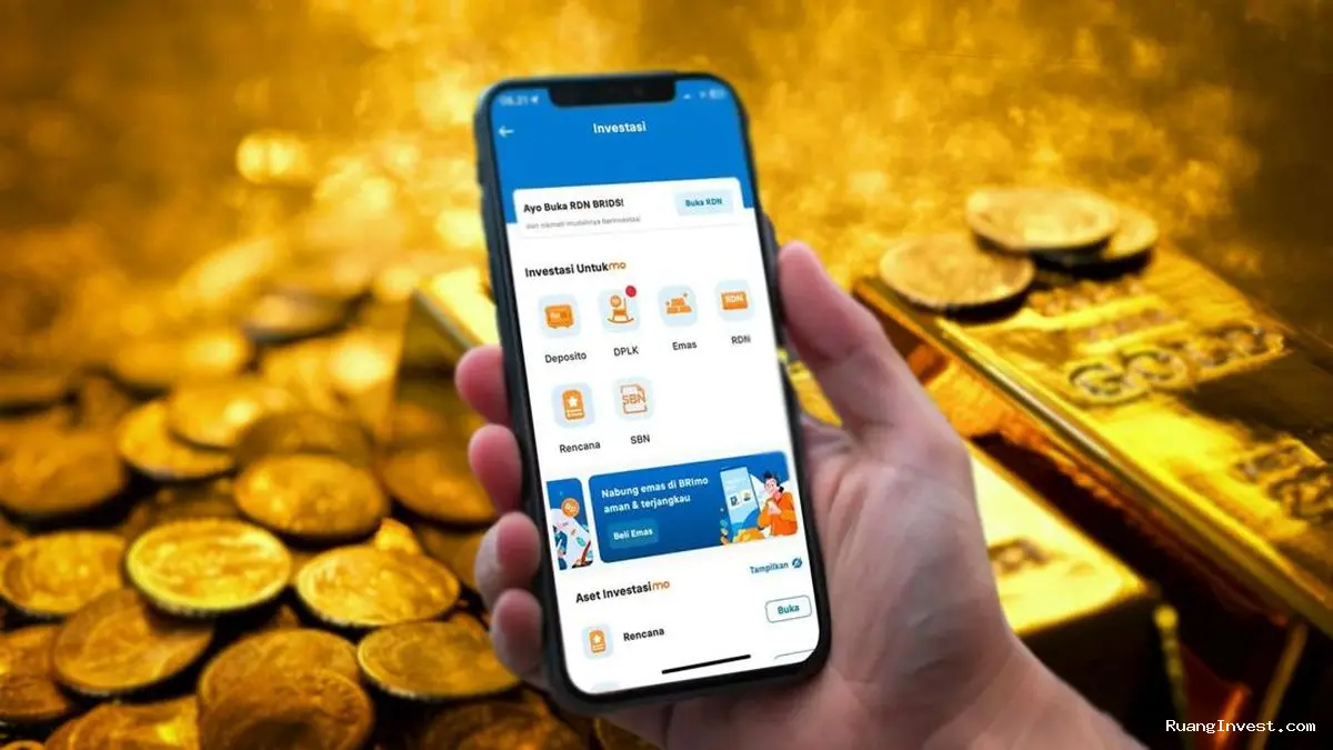 Cicil Emas di BRImo dengan promo cashback saldo Tabungan Emas