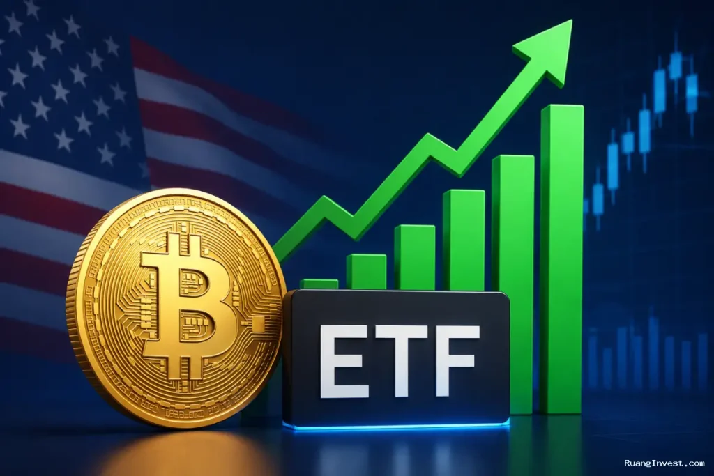 ETF Bitcoin Spot AS Cetak Rekor Inflow Mingguan US$1,92 Miliar