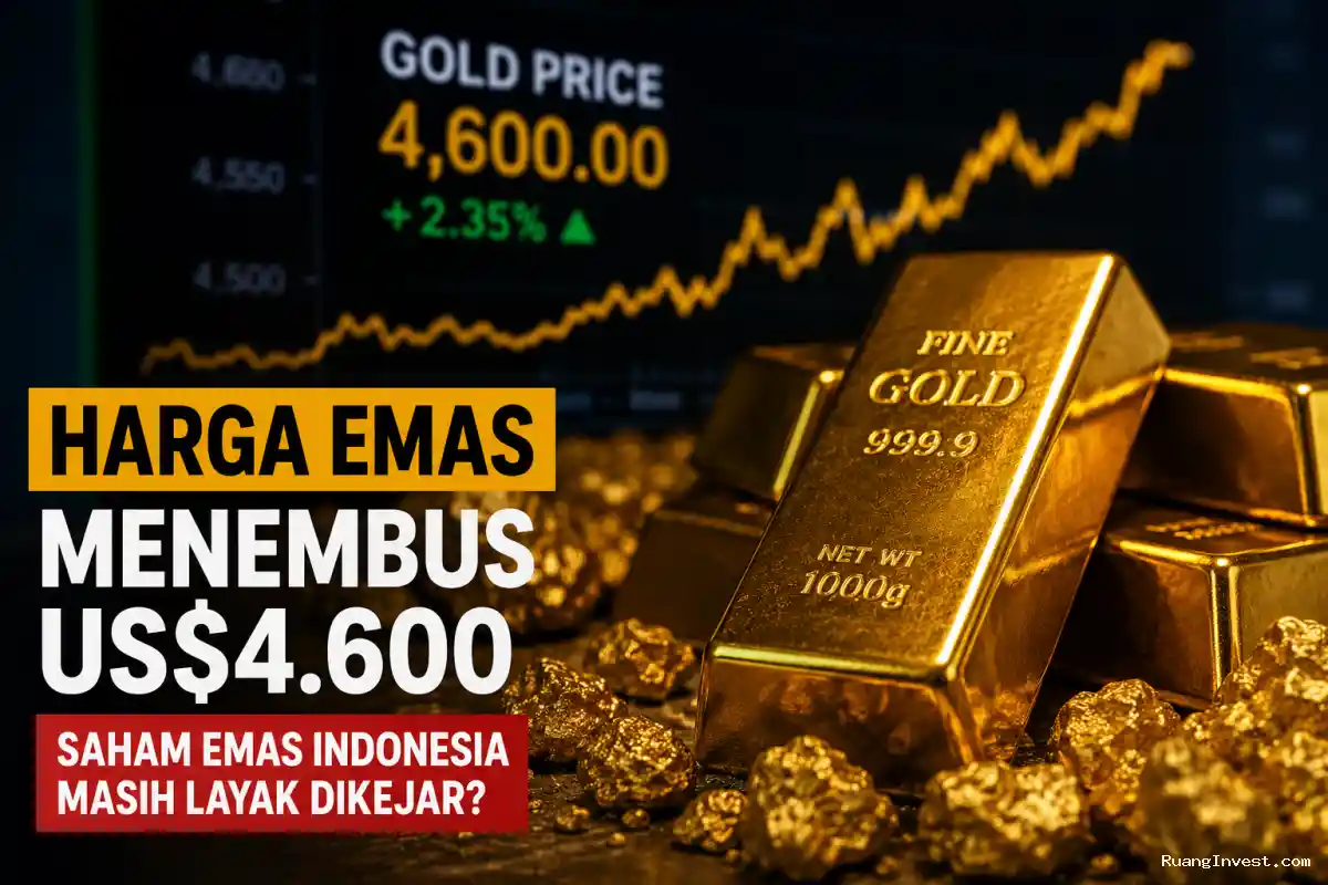 Harga Emas Menguat, Saham Emas Indonesia Masih Layak Dikejar?