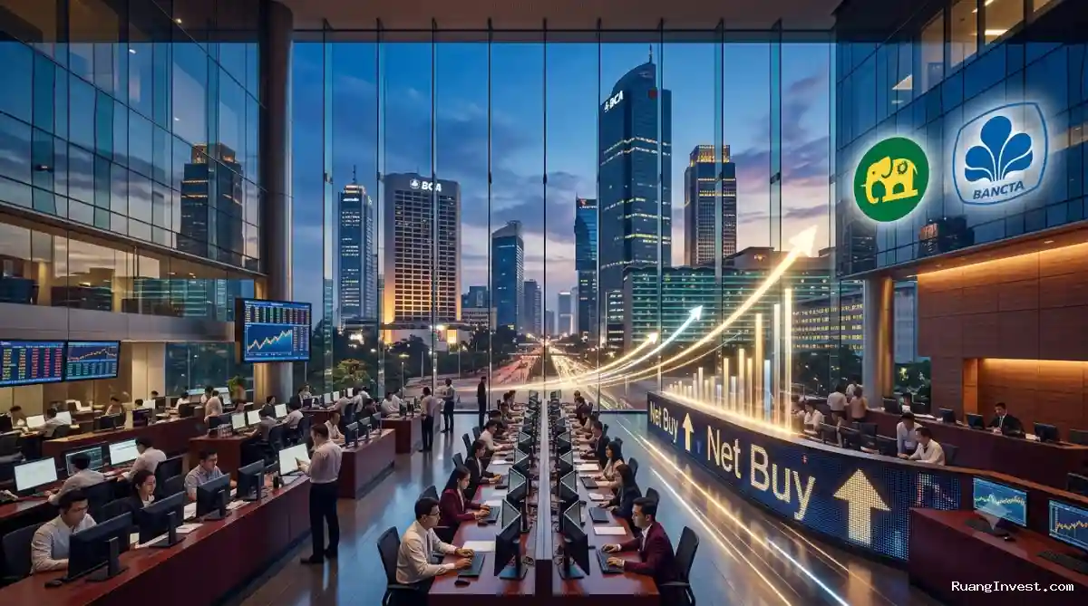 Investor Asing Catat Net Buy Rp 7,1 Triliun, Borong Saham UNTR dan BBCA