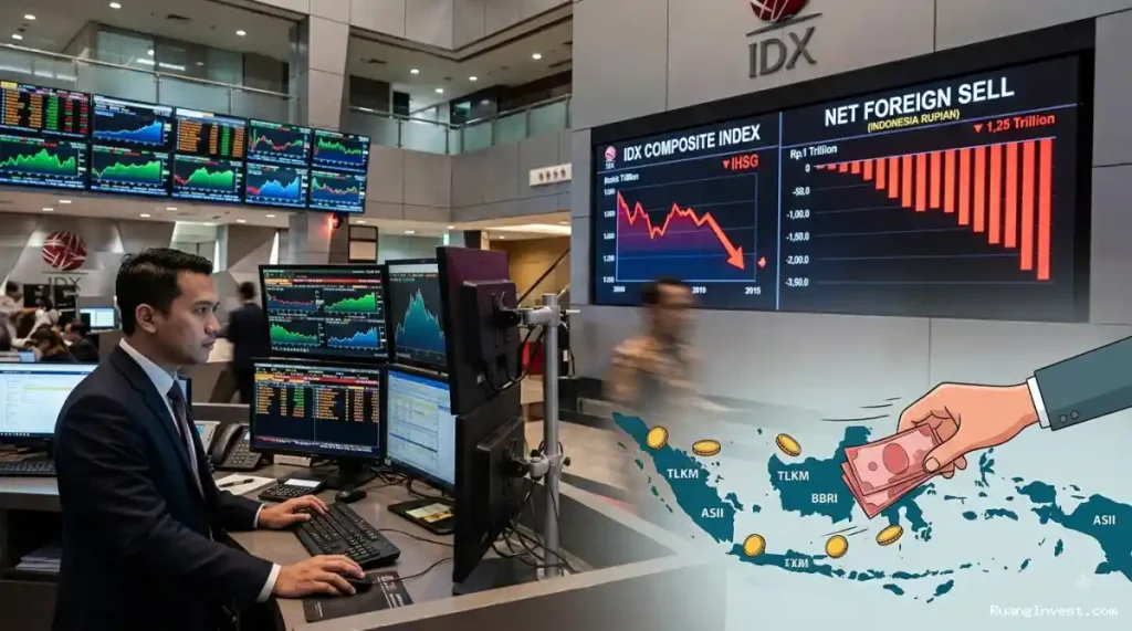 MSCI Bekukan Saham Indonesia, Dana Asing Kian Deras Keluar