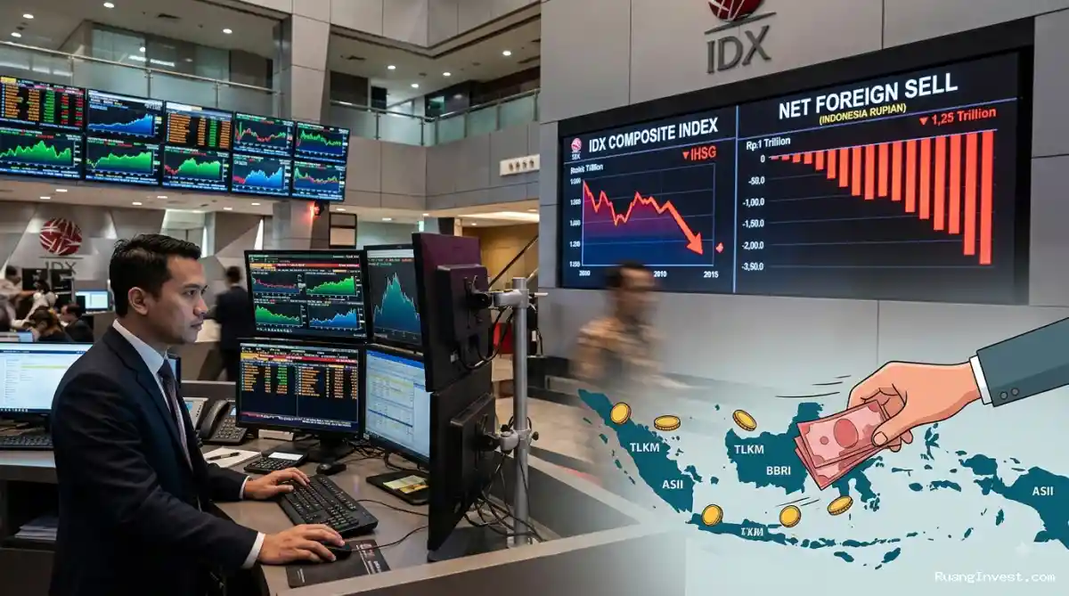MSCI Bekukan Saham Indonesia, Dana Asing Kian Deras Keluar