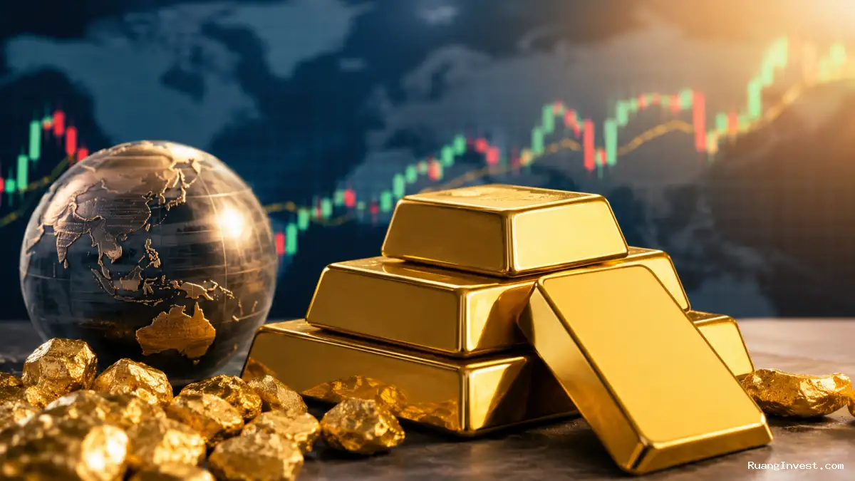 Penerawangan Harga Emas Agustus Usai Naik pada Juli