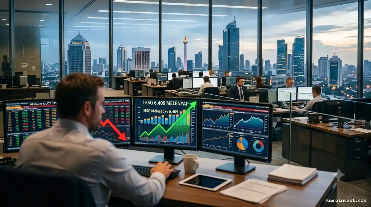 IHSG Melesat ke 6.409: Waspadai Volatilitas Rebalancing MSCI & FTSE