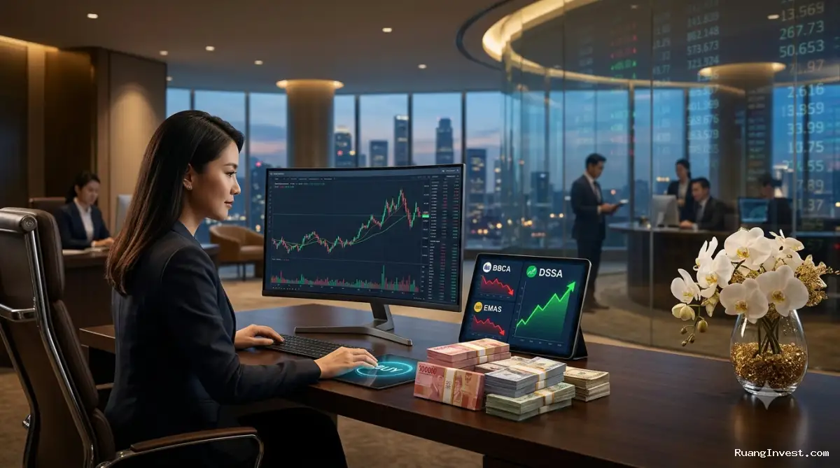 Investor Asing Net Buy Rp 273 M: Lepas Saham BBCA dan EMAS, Borong DSSA