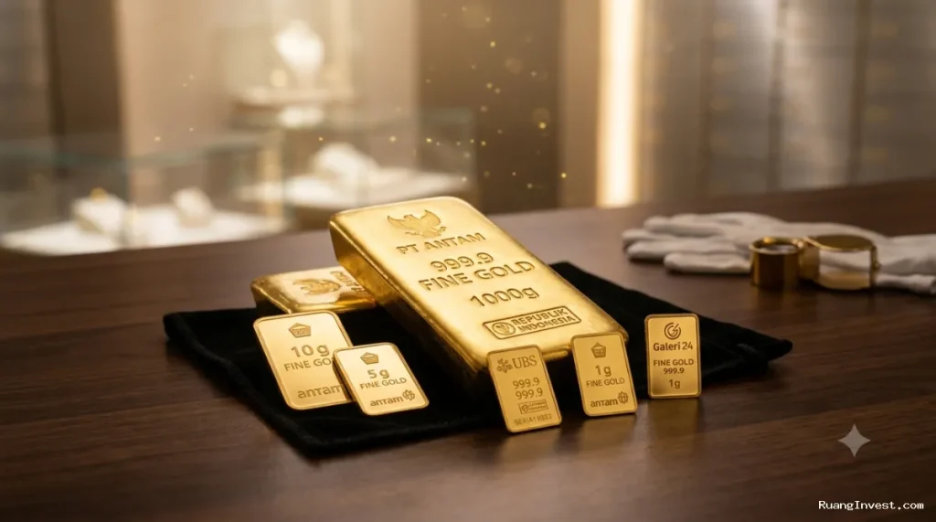 Harga Emas Antam di Pegadaian Hari Ini Naik Tipis