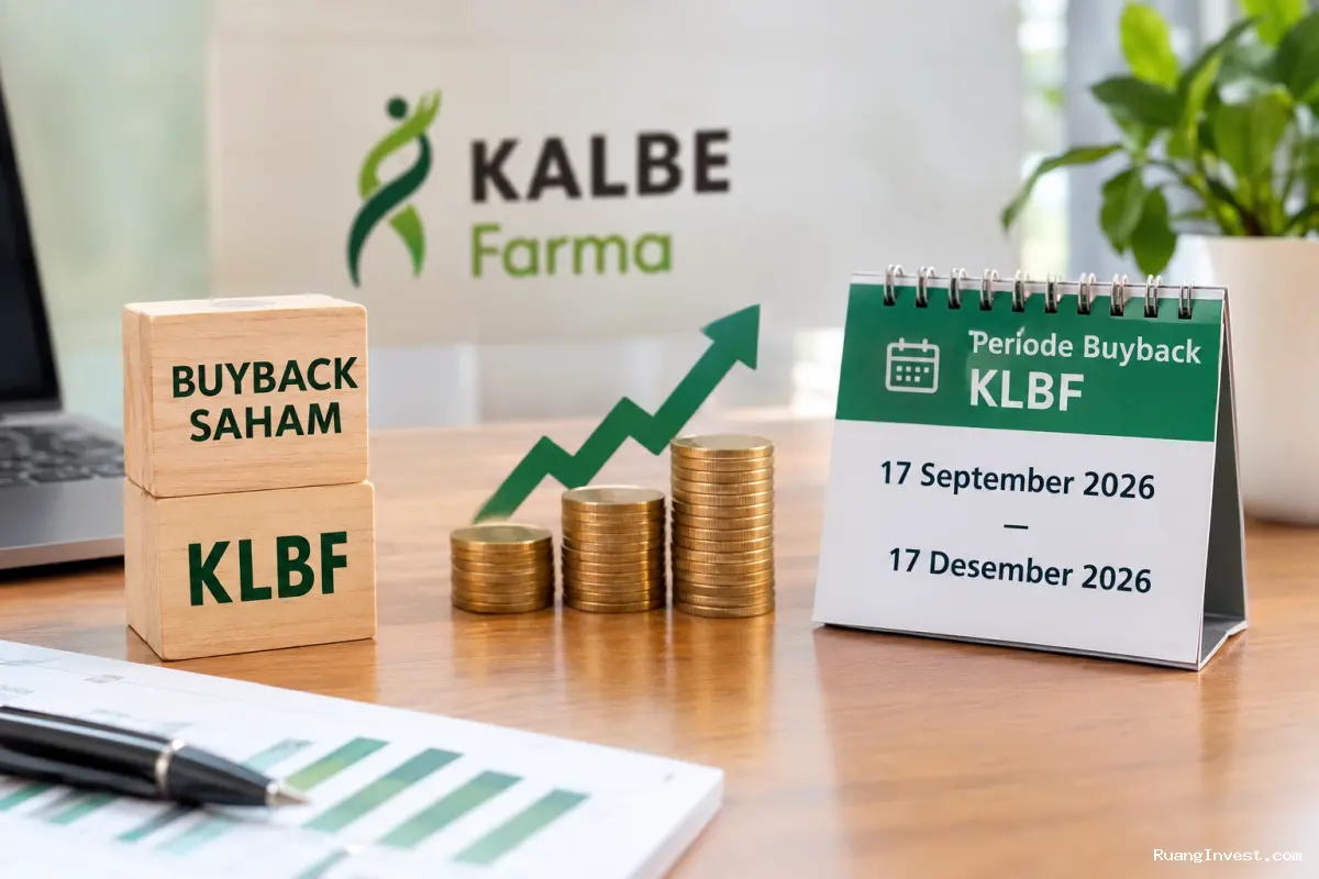 Kalbe Farma (KLBF) Tegaskan Buyback Rp500 Miliar Mulai 17 September 2026