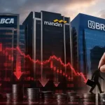 Saham Bank Besar Jadi Sasaran Jual Asing, BMRI dan BBRI Tertekan