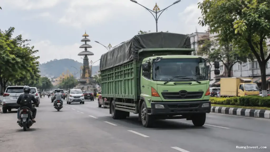 Aturan Truk Bandarlampung Diperketat Jalur Dan Waktu Operasional Dibatasi