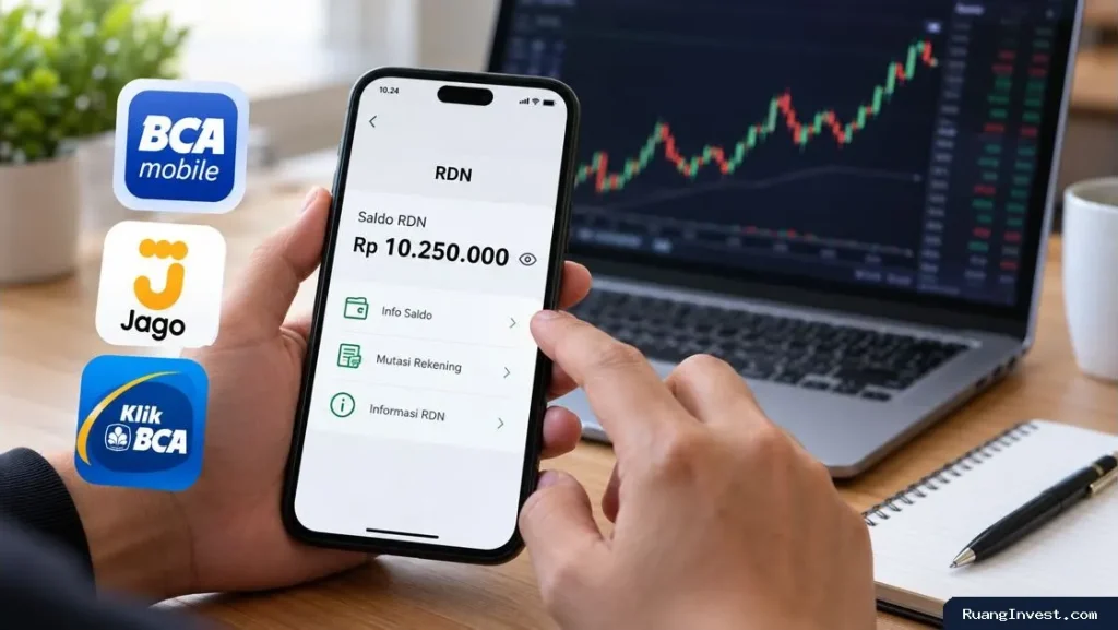 Cara Cek Saldo RDN di Stockbit, BCA Mobile, Jago, dan KlikBCA