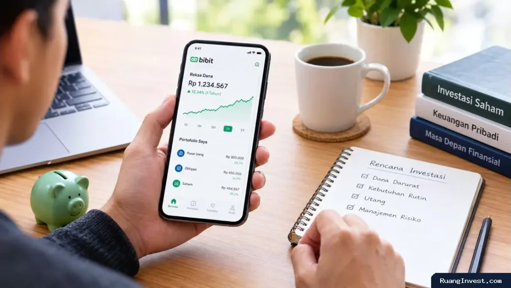 Cara Investasi Saham dengan Uang Dingin di Aplikasi Bibit agar Keuangan Tetap Aman