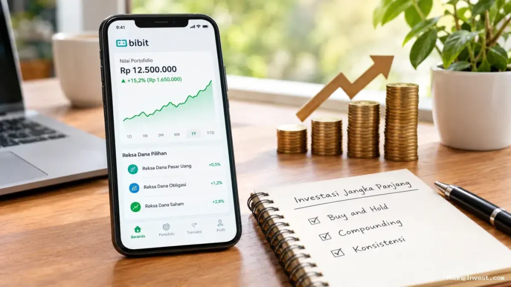 Cara Investasi Saham Jangka Panjang untuk Pemula di Aplikasi BIBIT