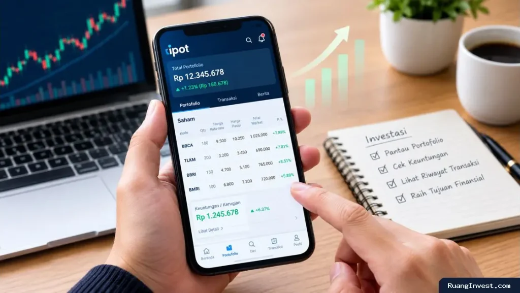 Cara Melihat Portofolio Saham dan Keuntungan Investasi di IPOT dengan Mudah
