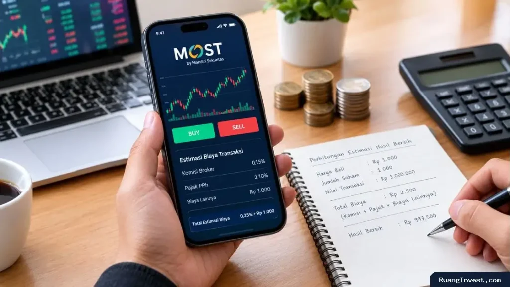 Cara Memahami Fee Beli dan Jual Saham di MOST agar Perhitungan Investasi Lebih Akurat