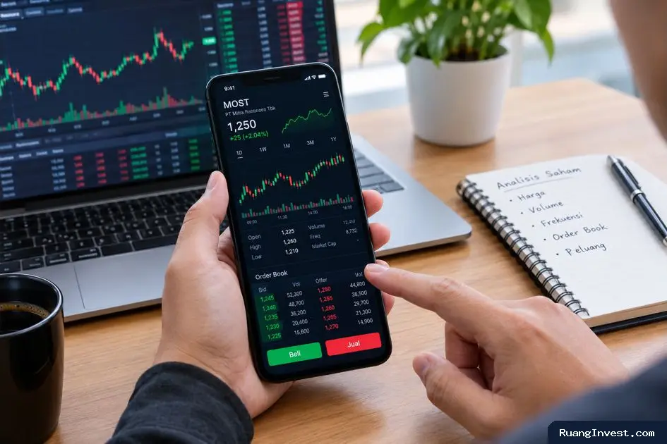 Cara Membaca Pergerakan Harga Saham dan Order Book di MOST untuk Pemula