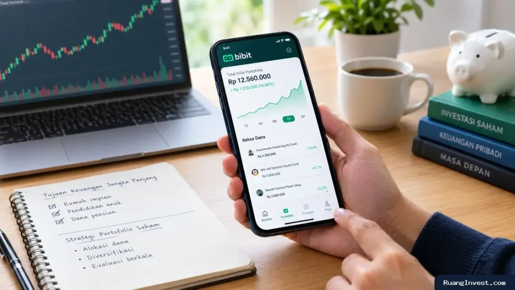 Cara Membuat Portofolio Saham Jangka Panjang di Aplikasi Bibit
