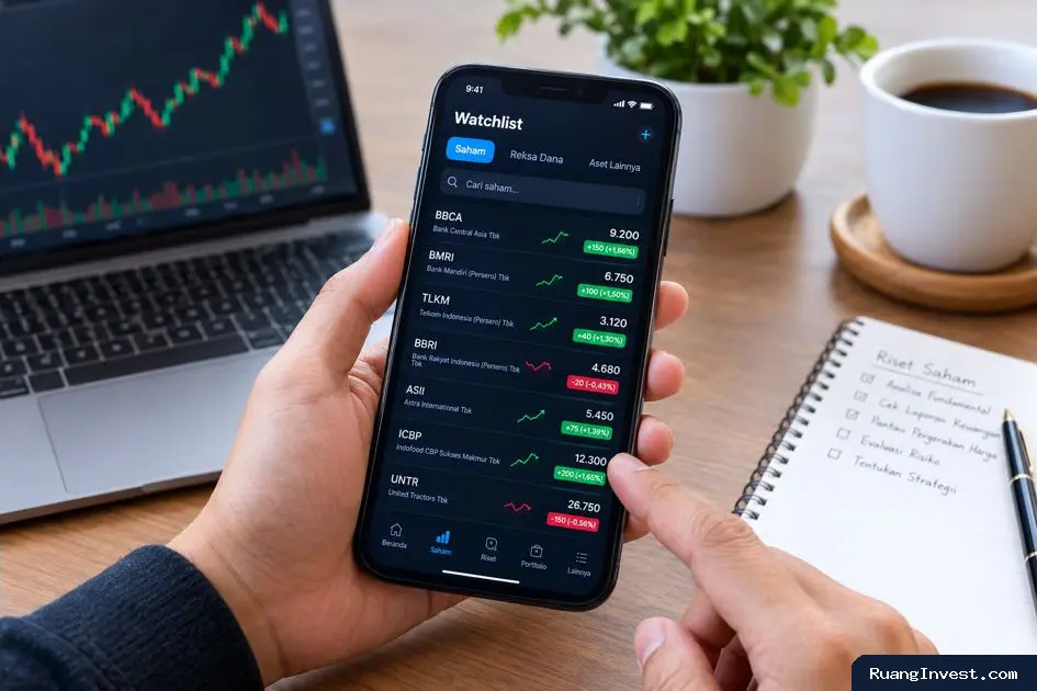 Cara Membuat Watchlist Saham di MOST untuk Memantau Kandidat Investasi