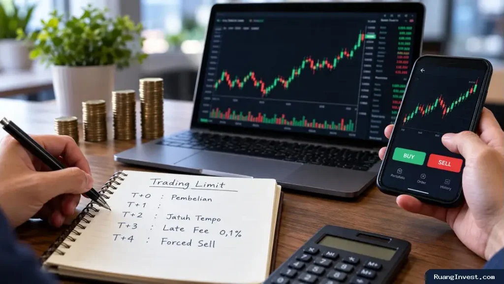 Cara Menghitung Trading Limit Stockbit dan Late Fee