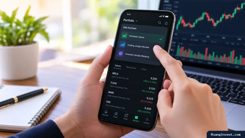 Cara Pindah Antar Portfolio Saham di Stockbit dengan Mudah