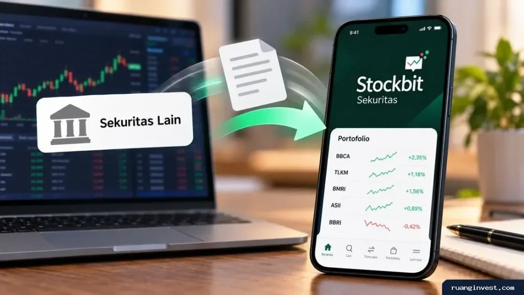 Cara Transfer Saham dari Sekuritas Lain ke Stockbit