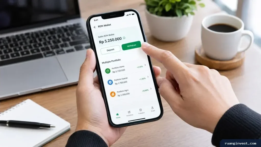 Cara Withdraw Saldo RDN Wallet di Bibit untuk Pengguna Multiple Portfolio