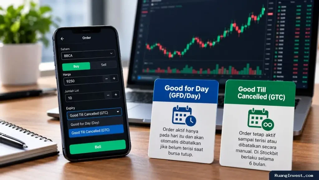 Good Till Cancelled (GTC) Stockbit: Pengertian, Perbedaan, dan Cara Menggunakannya